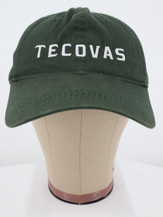 Tecovas Accessories - Tecovas Pine Green Embroidered Logo Dad Hat 2019 Western Strapback Baseball Cap